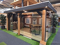 Tuinhuis met glazen schuifwanden - 540x320x247 cm - afbeelding 5 van  12