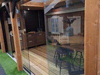 Tuinhuis met glazen schuifwanden - 540x320x247 cm - afbeelding 7 van  12