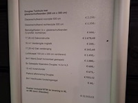 Tuinhuis met glazen schuifwanden - 540x320x247 cm - afbeelding 12 van  12