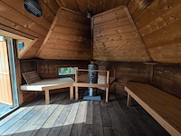 Tuinhuis met ingebouwde sauna (80–90°c) - afbeelding 9 van  11