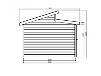 Tuinhuis milano - afbeelding 3 van  3