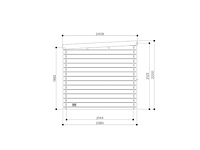 Tuinhuis nevers - afbeelding 3 van  4
