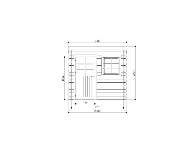 Tuinhuis nevers - afbeelding 2 van  4