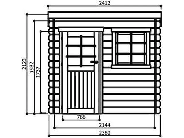 Tuinhuis nevers - afbeelding 2 van  3