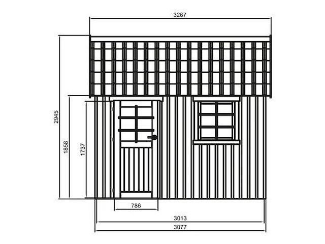 Tuinhuis oleron - afbeelding 2 van  3
