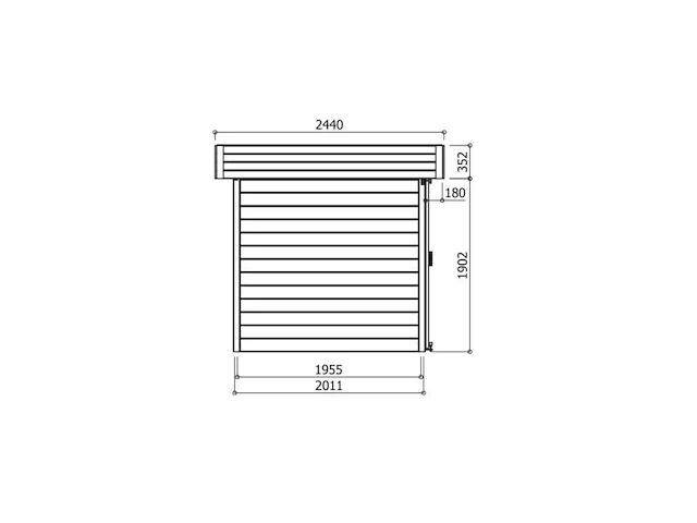 Tuinhuis oslo - afbeelding 3 van  3