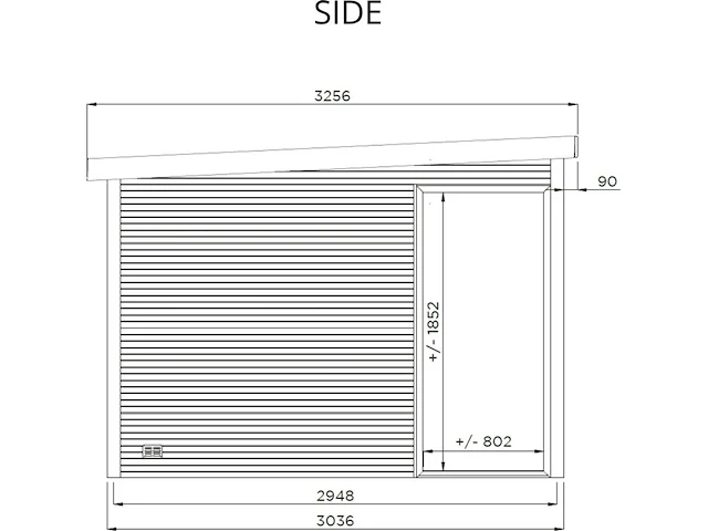 Tuinhuis seda - afbeelding 3 van  3