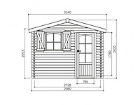 Tuinhuis, servoz - afbeelding 3 van  4