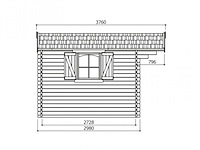 Tuinhuis, servoz - afbeelding 4 van  4