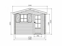 Tuinhuis servoz - afbeelding 2 van  3
