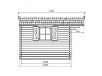 Tuinhuis servoz - afbeelding 3 van  3