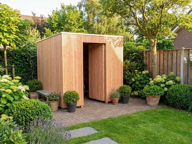 Tuinhuis triple-profiel 295x295x240 cm - afbeelding 1 van  12