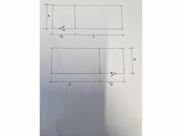 Tuinhuis triple-profiel met overkapping 295x550x240 cm - afbeelding 6 van  14