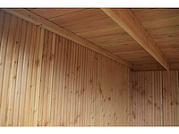 Tuinhuis triple-profiel met overkapping 350x550x240 cm - afbeelding 5 van  14