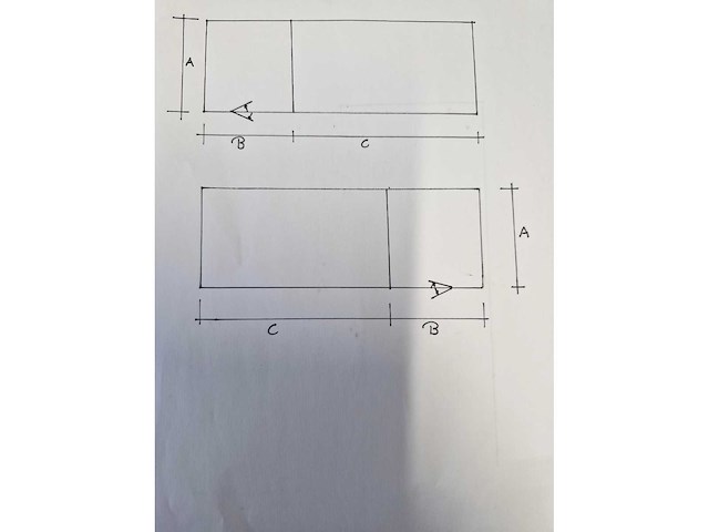 Tuinhuis triple-profiel met overkapping 350x700x240 cm - afbeelding 6 van  14