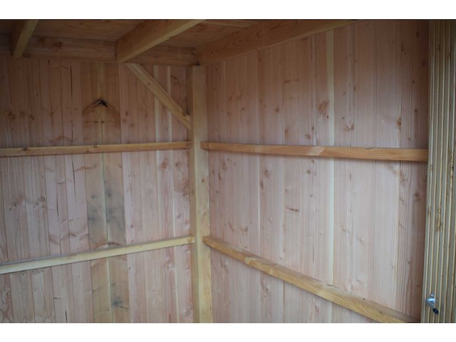 Tuinhuis triple-profiel met overkapping 400x600x240 cm - afbeelding 2 van  13