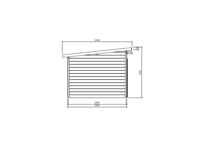 Tuinhuis venezia - afbeelding 3 van  3