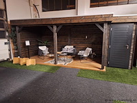 Tuinhuis (vuren) met veranda - 600x240cm - afbeelding 4 van  10