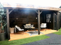 Tuinhuis (vuren) met veranda - 600x240cm - afbeelding 3 van  22