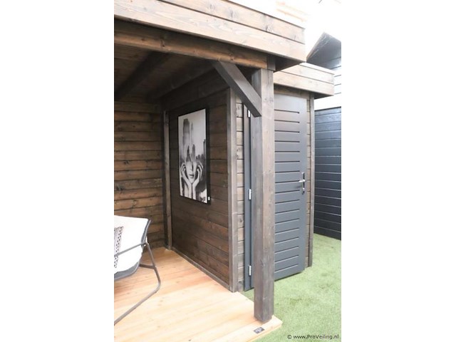 Tuinhuis (vuren) met veranda - 600x240cm - afbeelding 7 van  22