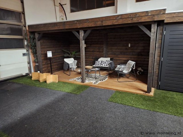 Tuinhuis (vuren) met veranda - 600x240cm - afbeelding 1 van  20