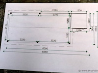 Tuinhuis (vuren) met veranda - 600x240cm - afbeelding 20 van  20