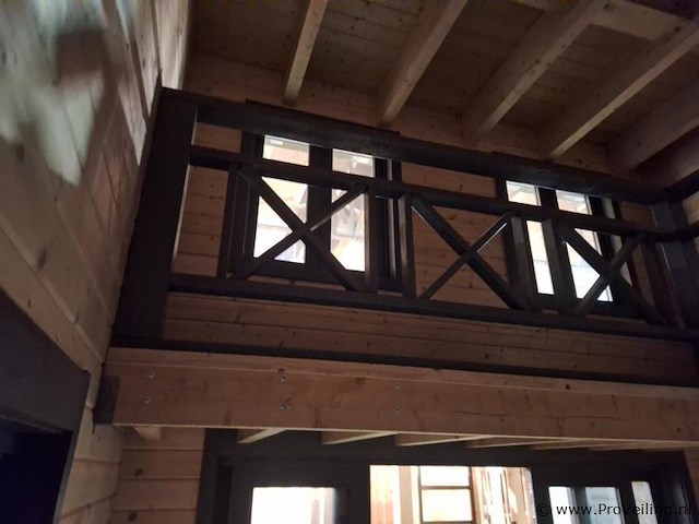 Tuinhuis (vuren) met woongedeelte en garage - 850x540x495 cm - afbeelding 2 van  14