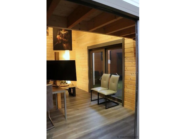 Tuinhuis (vuren) met woongedeelte en garage - 850x540x495 cm - afbeelding 3 van  39