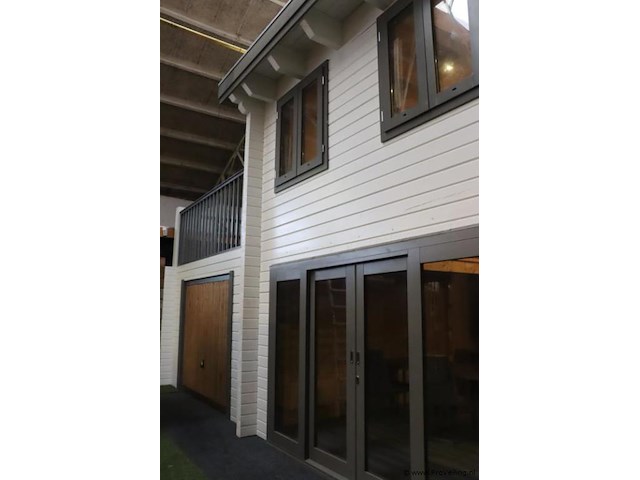 Tuinhuis (vuren) met woongedeelte en garage - 850x540x495 cm - afbeelding 12 van  39