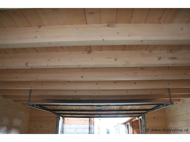 Tuinhuis (vuren) met woongedeelte en garage - 850x540x495 cm - afbeelding 31 van  39