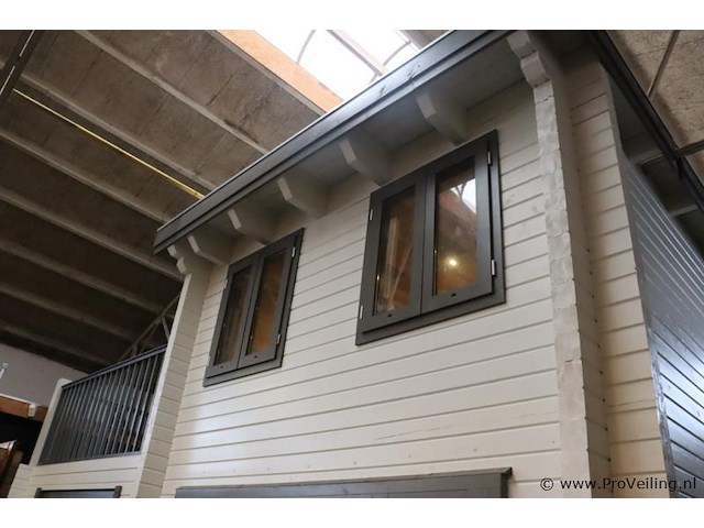 Tuinhuis (vuren) met woongedeelte en garage - 850x540x495 cm - afbeelding 34 van  39