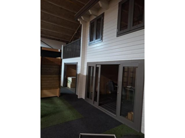 Tuinhuis (vuren) met woongedeelte en garage - 900x500x500cm - afbeelding 7 van  14