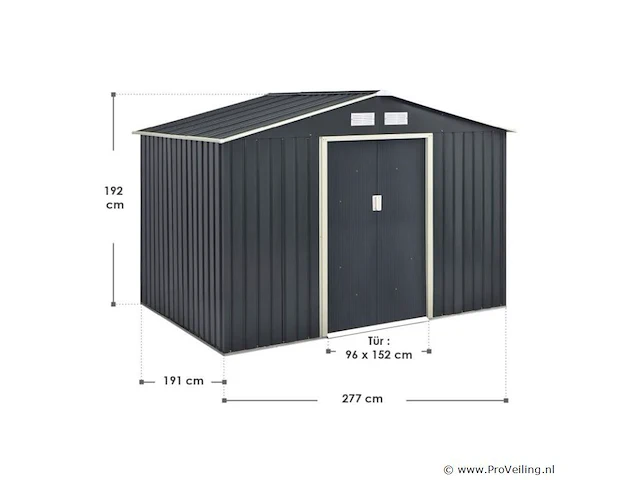 Tuinhuis xl - afbeelding 2 van  10