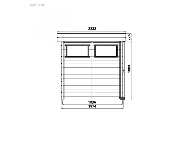 Tuinhuis - afbeelding 2 van  2