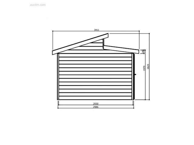 Tuinhuis - afbeelding 3 van  4