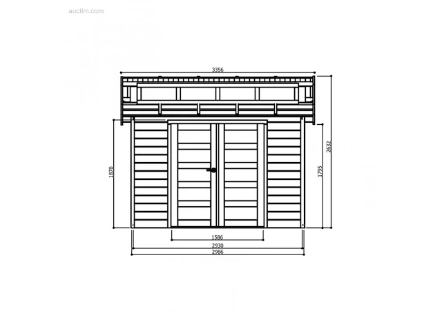 Tuinhuis - afbeelding 4 van  4