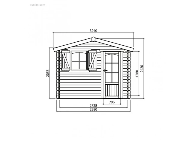 Tuinhuis - afbeelding 3 van  4