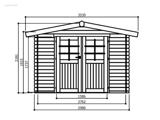 Tuinhuis - afbeelding 2 van  3