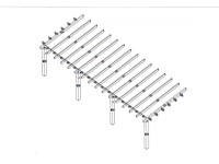 Tuinhuisfabriek - 201080 - aanbouwconstructie 10 x 4 m - afbeelding 1 van  3