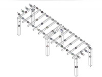 Tuinhuisfabriek - 3282 - constructie platdak 7,5 - 2 - afbeelding 1 van  2