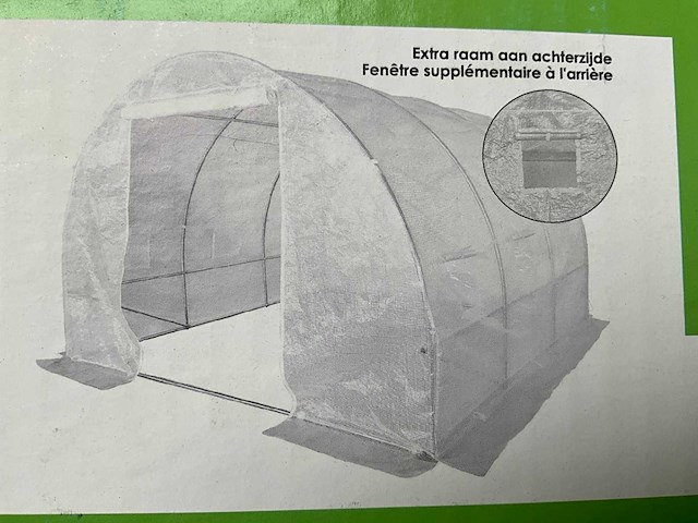 Tuinkas/ tunnelserre (2x) - afbeelding 1 van  6