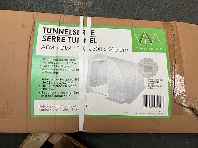 Tuinkas/ tunnelserre (2x) - afbeelding 3 van  5