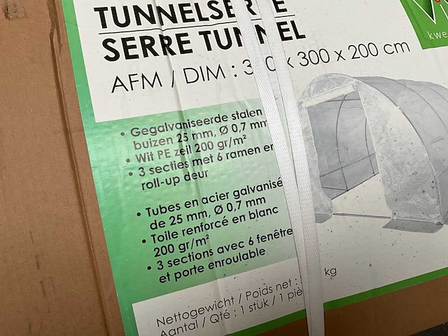 Tuinkas/ tunnelserre (2x) - afbeelding 4 van  5