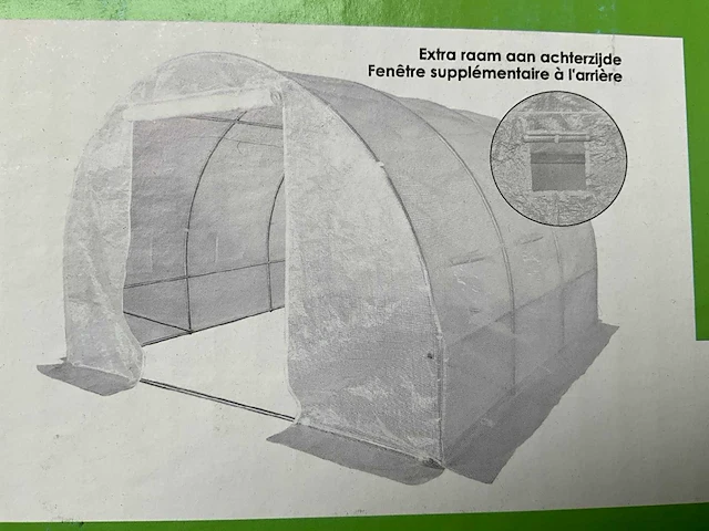 Tuinkas/ tunnelserre (2x) - afbeelding 1 van  6