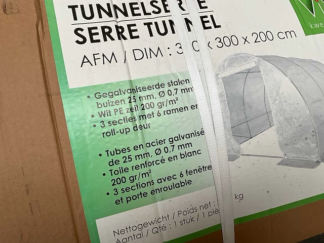 Tuinkas/ tunnelserre (2x) - afbeelding 5 van  6