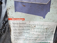 Tuinkist, 1x tuinkast en diversen, hillhout - afbeelding 3 van  8