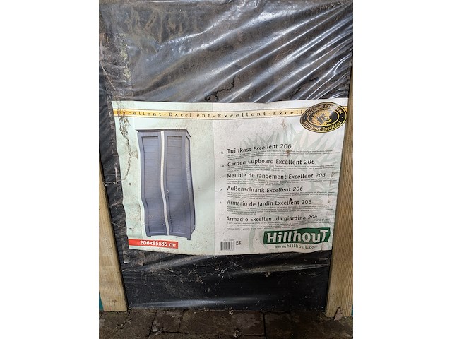 Tuinkist, 1x tuinkast en diversen, hillhout - afbeelding 6 van  8