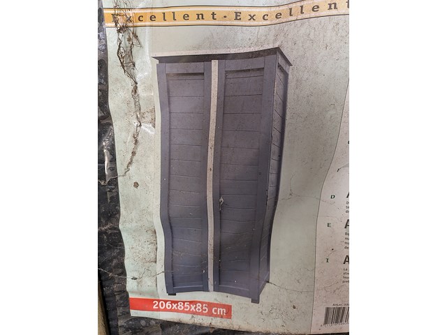 Tuinkist, 1x tuinkast en diversen, hillhout - afbeelding 7 van  8