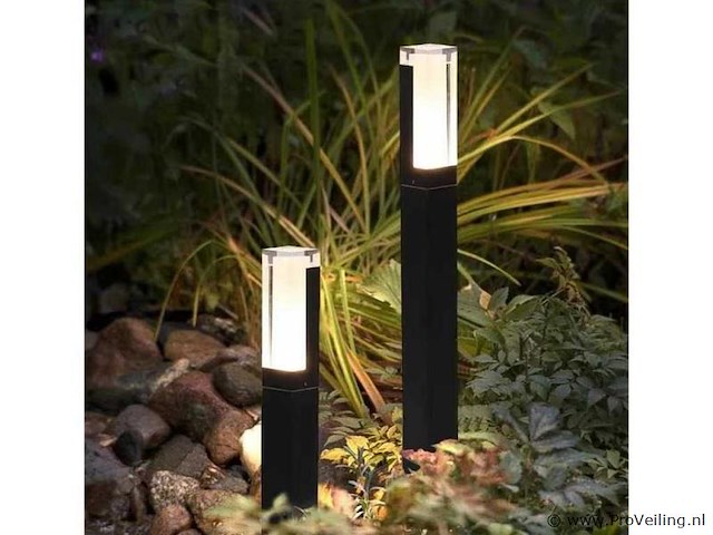 Tuinlamp - 10w – 60 cm – 3500k warm wit - sla-16 (12x) - afbeelding 3 van  4