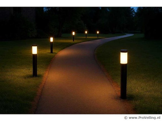 Tuinlamp - 12w – 60 cm – 3500k warm wit - sla-38 (6x) - afbeelding 4 van  4
